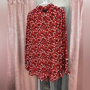 Bright  & Lightweight Flowy Tunic - Lane Bryant | Size 22/24W